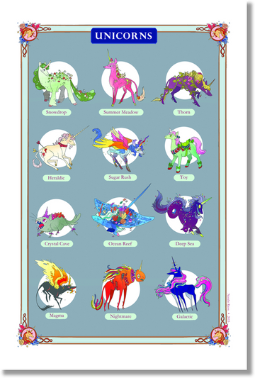 Snarlbear - Unicorn Print from Snarlbear - Webcomic Merchandise 