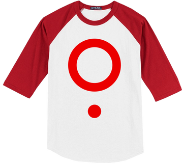 The Boy Who Fell - Hell Kitchen Raglan in Red from The Boy Who Fell - Webcomic Merchandise 