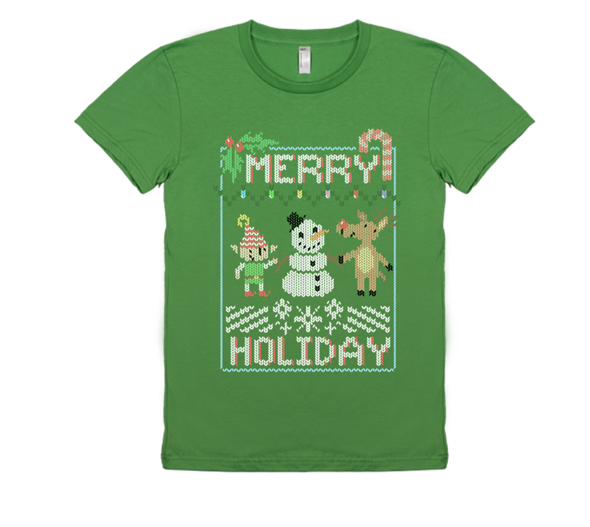 Merry Holiday Sweater Shirt from SMBC - Webcomic Merchandise 
