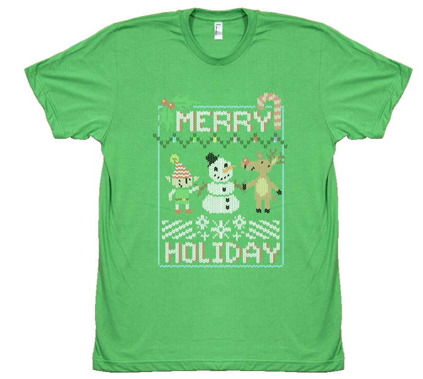 Merry Holiday Sweater Shirt from SMBC - Webcomic Merchandise 