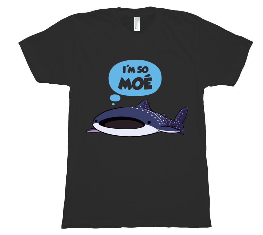 Whale Sharks Are Moe Shirt from Mary Cagle - Webcomic Merchandise 