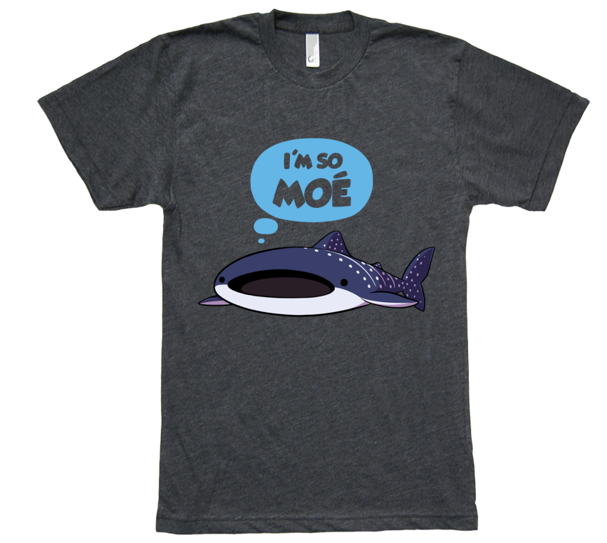 Whale Sharks Are Moe Shirt from Mary Cagle - Webcomic Merchandise 