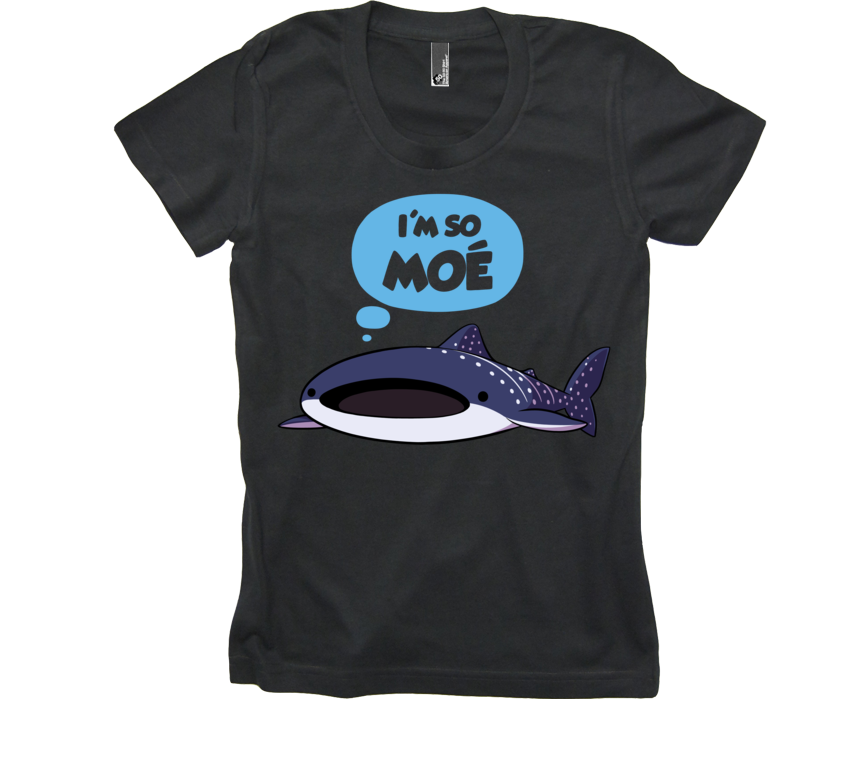 Whale Sharks Are Moe Shirt from Mary Cagle - Webcomic Merchandise 