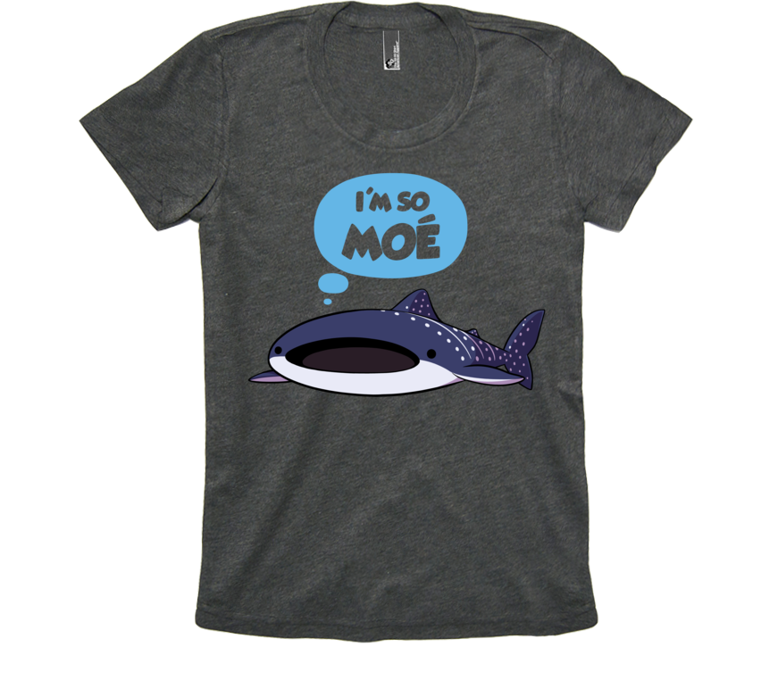 Whale Sharks Are Moe Shirt from Mary Cagle - Webcomic Merchandise 