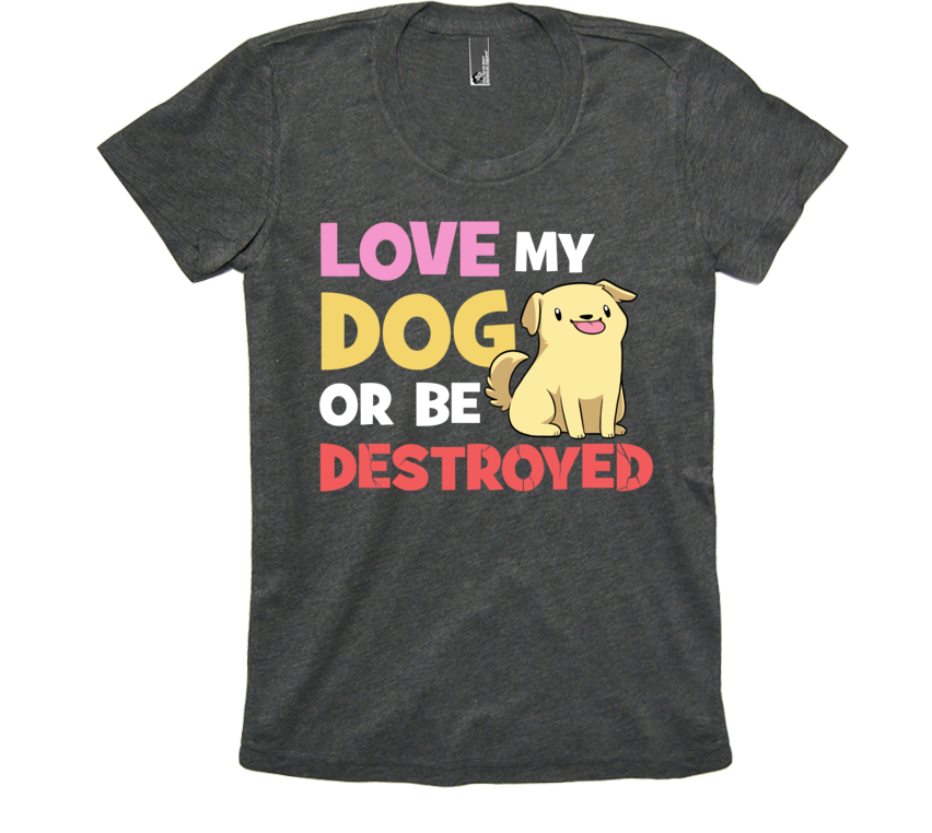 Mary Cagle - Love My Dog Shirt from Mary Cagle - Webcomic Merchandise 