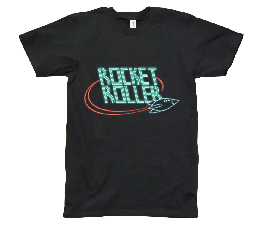 Rocket Roller Band Shirt from Rock Cocks - Webcomic Merchandise 