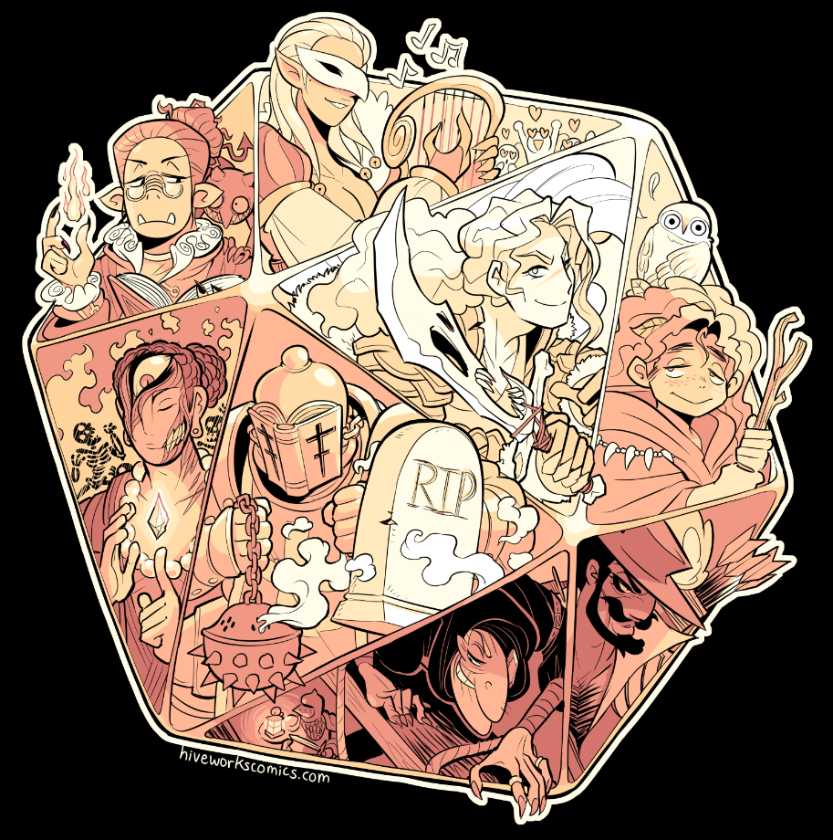DND Tee Women from Hiveworks - Webcomic Merchandise 