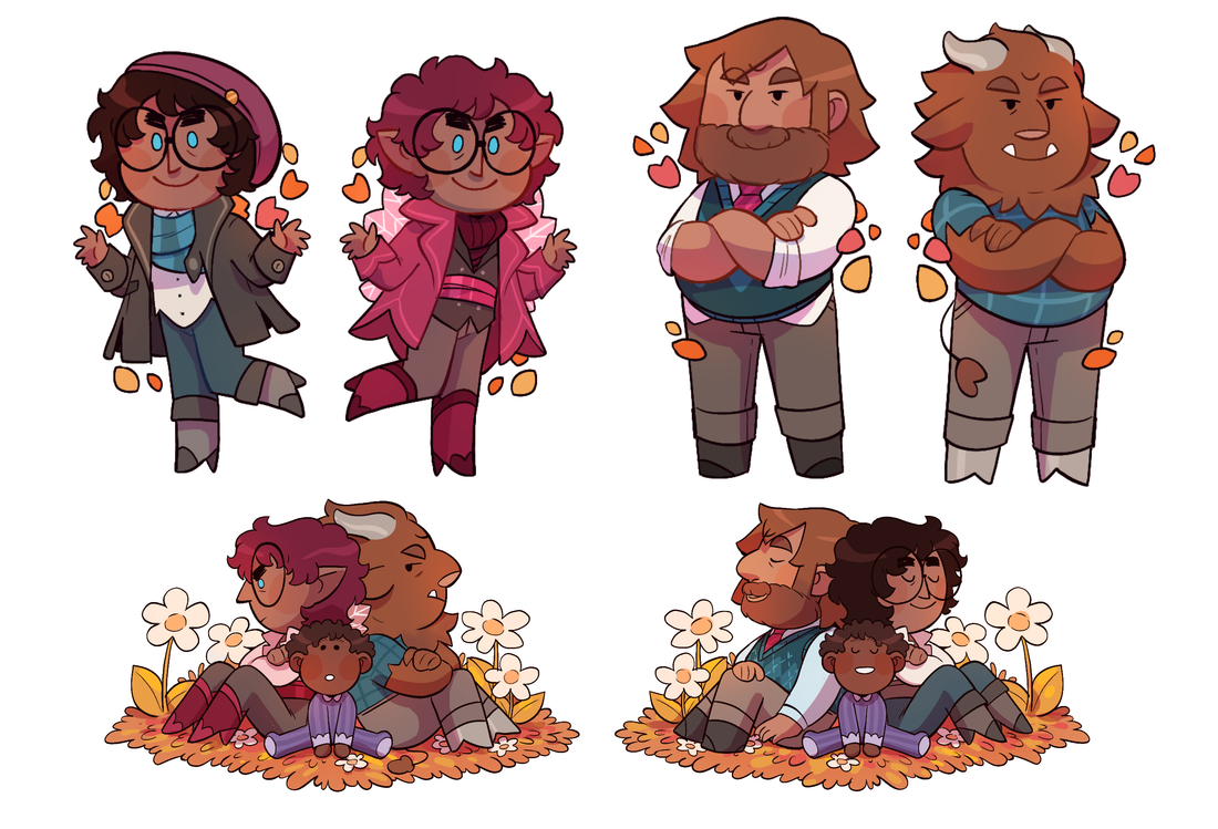 Life of Melody - Keychain Set from Peritale - Webcomic Merchandise 