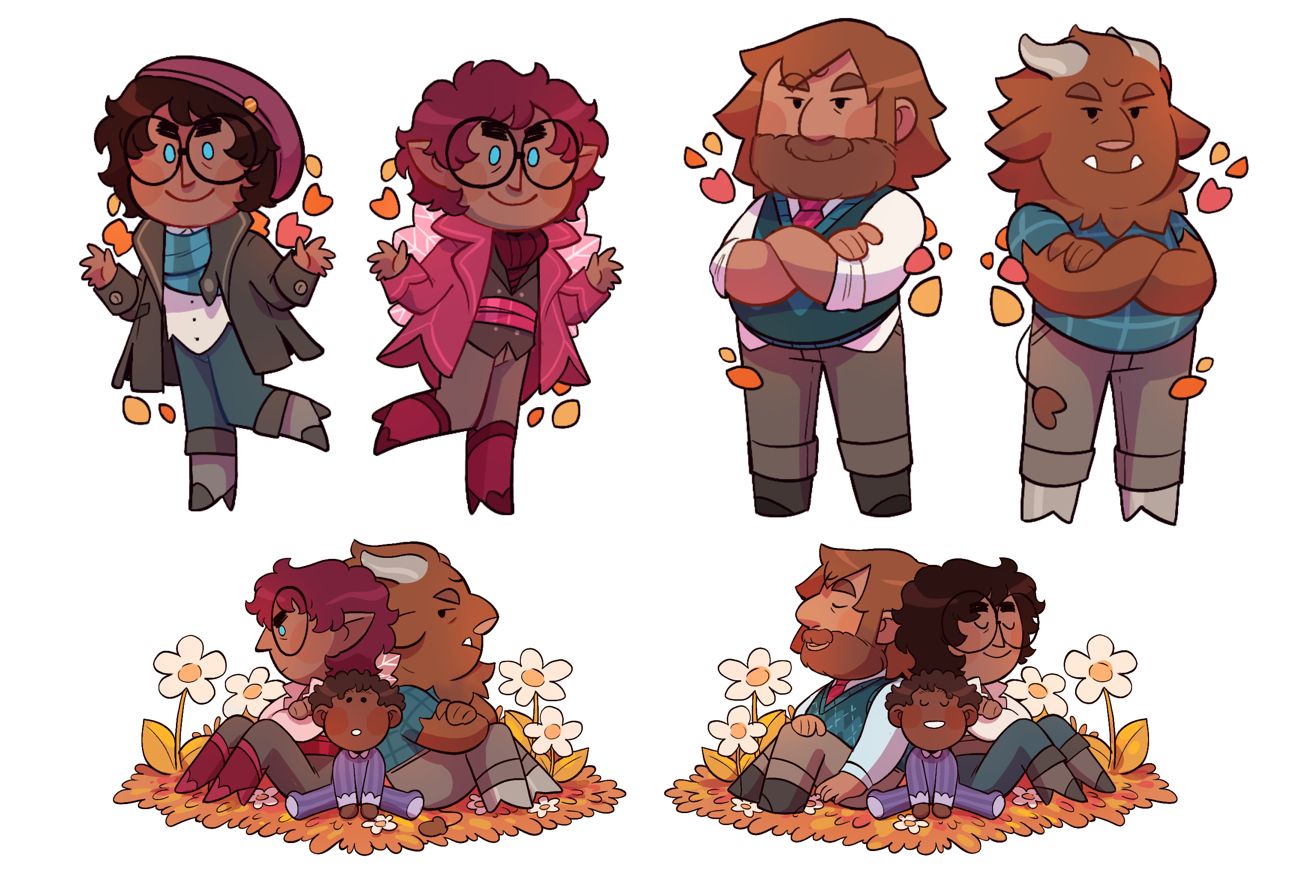 Life of Melody - Keychain Set from Peritale - Webcomic Merchandise 