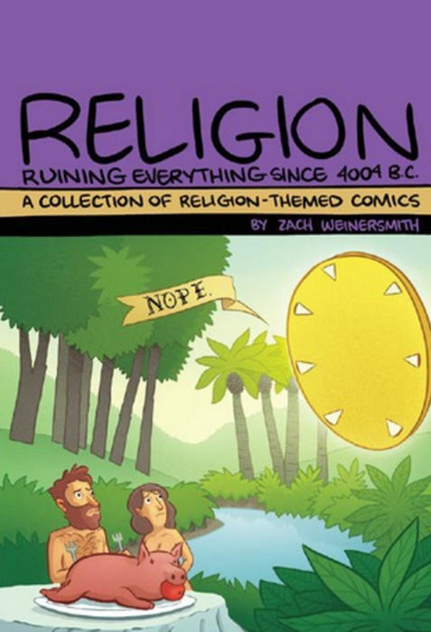 Religion: Ruining Everything Since 4004 B.C. from SMBC - Webcomic Merchandise 