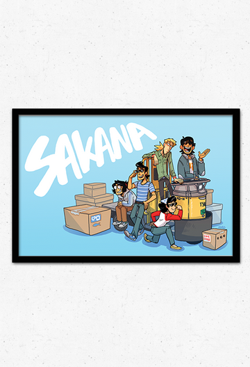 Turret Cart Poster from Sakana - Webcomic Merchandise 