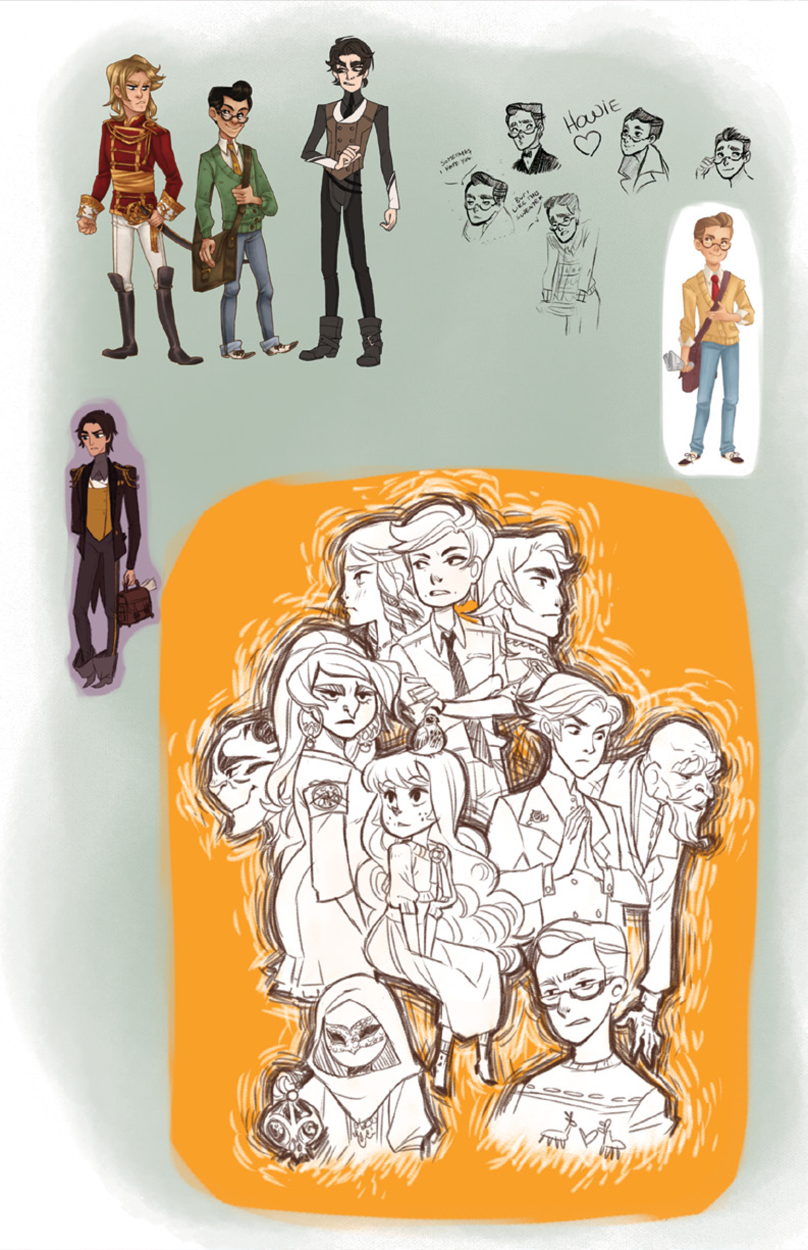 Blindsprings Production Sketchbook from Blindsprings - Webcomic Merchandise 