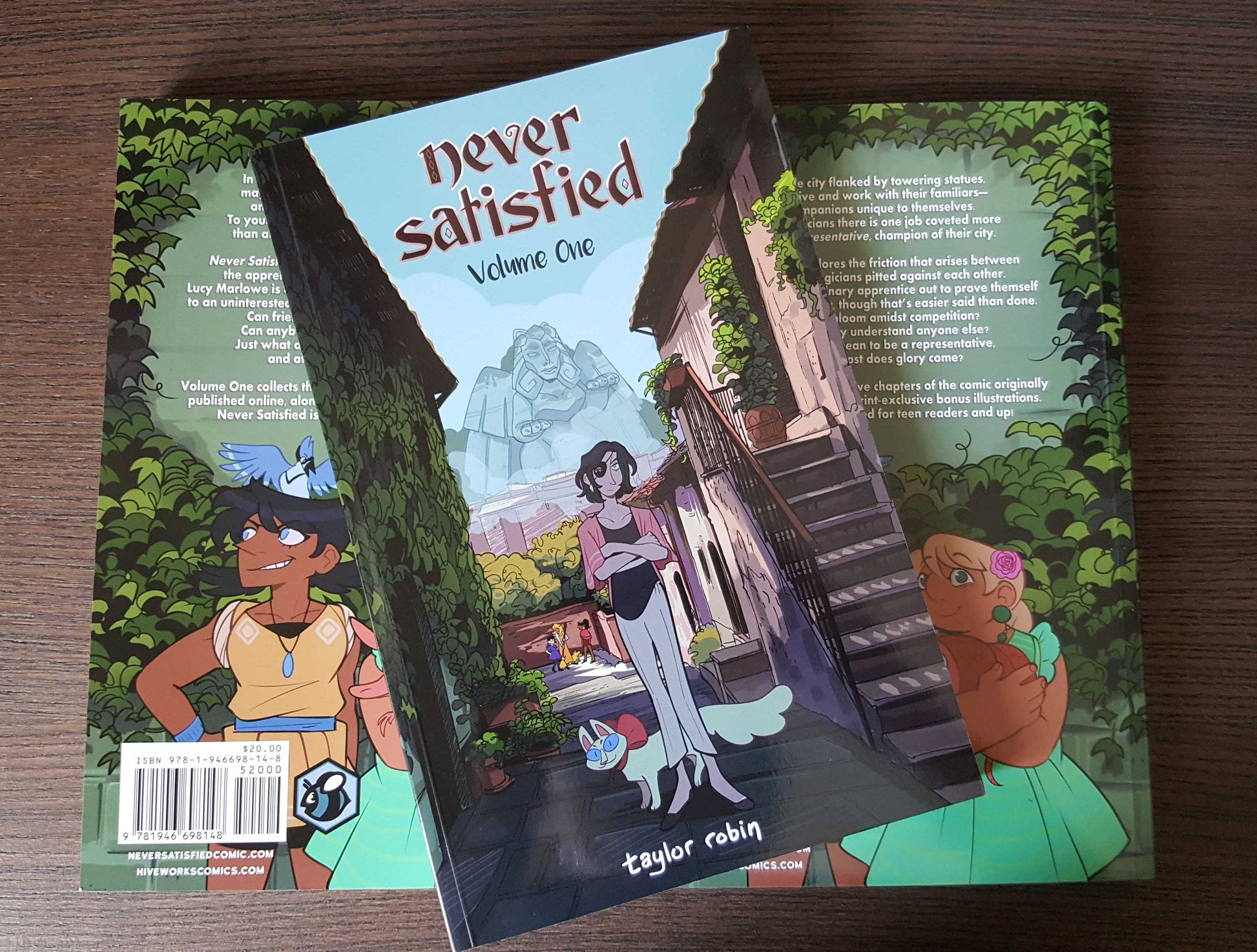 Never Satisfied Volume 1 Softcover from Never Satisfied - Webcomic Merchandise 
