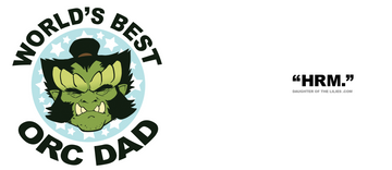 World's Best Orc Dad Mug from Daughter of the Lillies - Webcomic Merchandise 