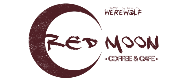 Red Moon Cafe Mug from How To Be a Werewolf - Webcomic Merchandise 