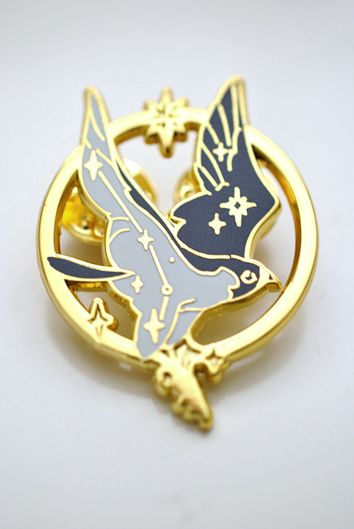 Cut Time Fugue Hard Enamel Pin from Cut Time - Webcomic Merchandise 