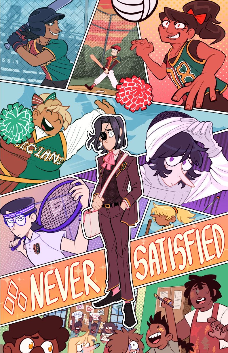 Never Satisfied- Never Sportified Print from Never Satisfied - Webcomic Merchandise 