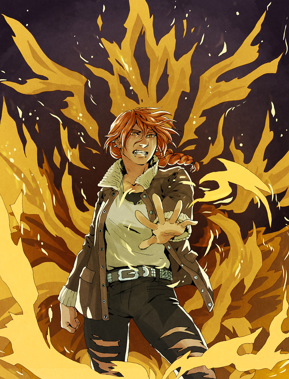 Tiara in fire